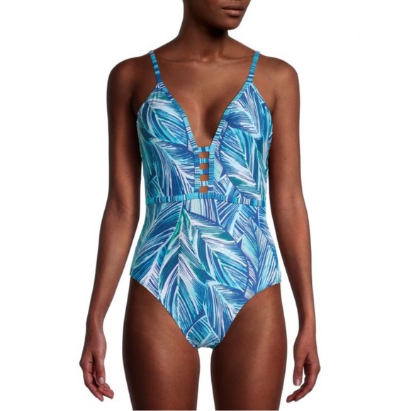 La Blanca Sketched Lace-Up One-Piece Swimsuit - Picture 11 of 12